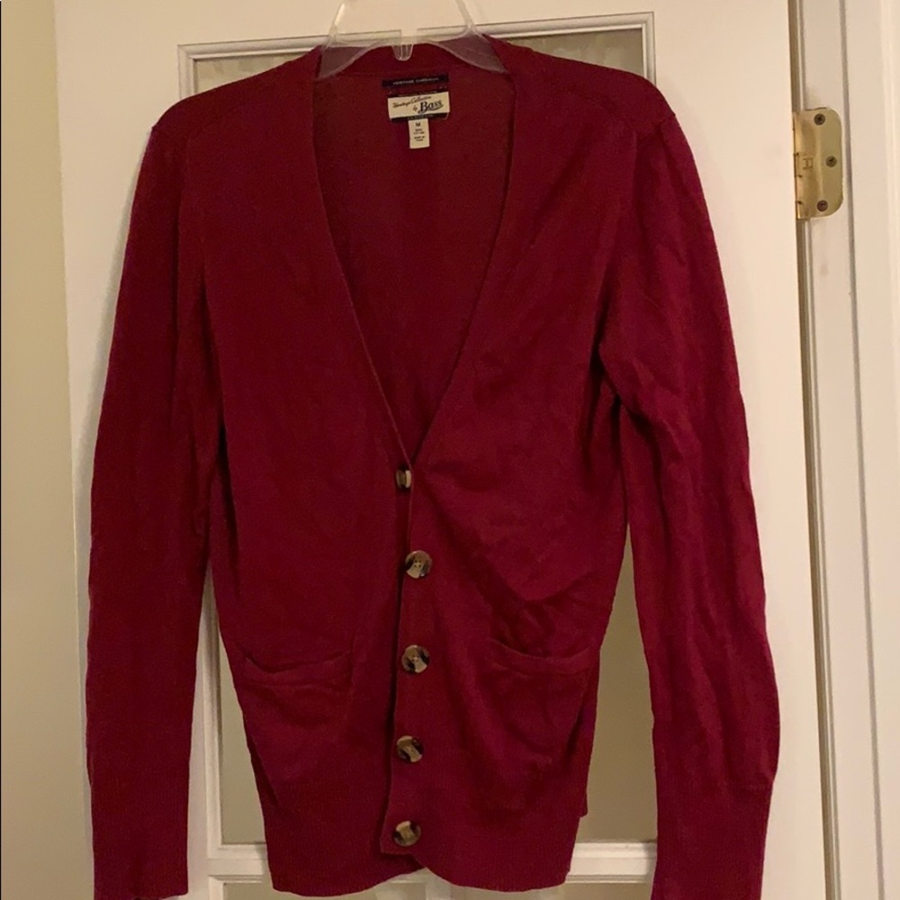 Heritage collection by Bass cardigan sweater